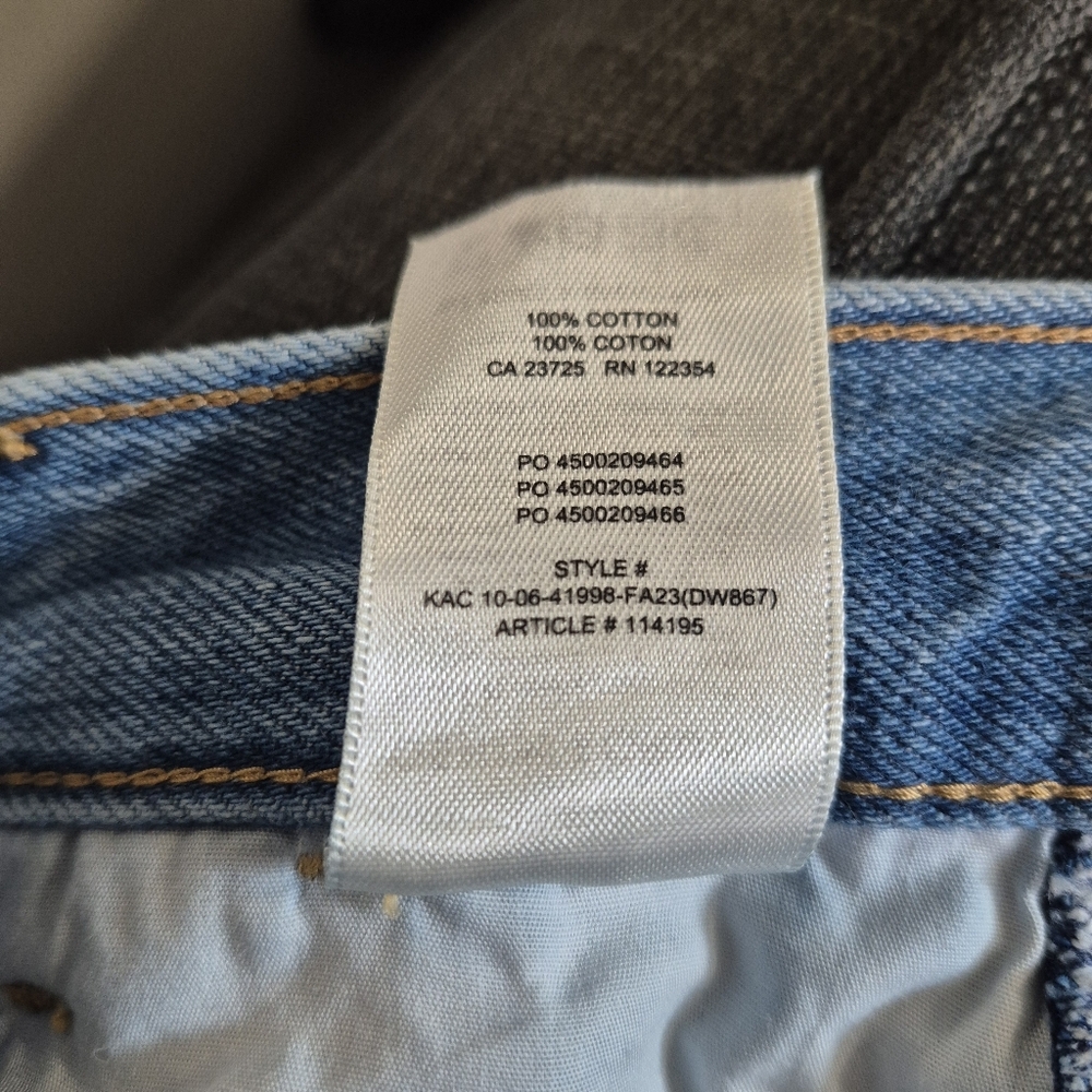 Denim Forum Aritzia The 90's Millie Loose Hi-Rise Cargo Jean Size 25 - Picture 7 of 13